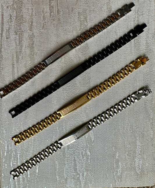 Kalma in Kufic Design on Watch Strap