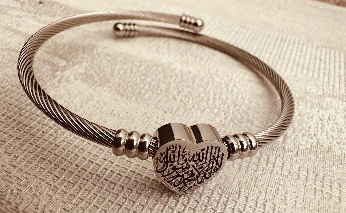 Allah Heart Shaped Pendant