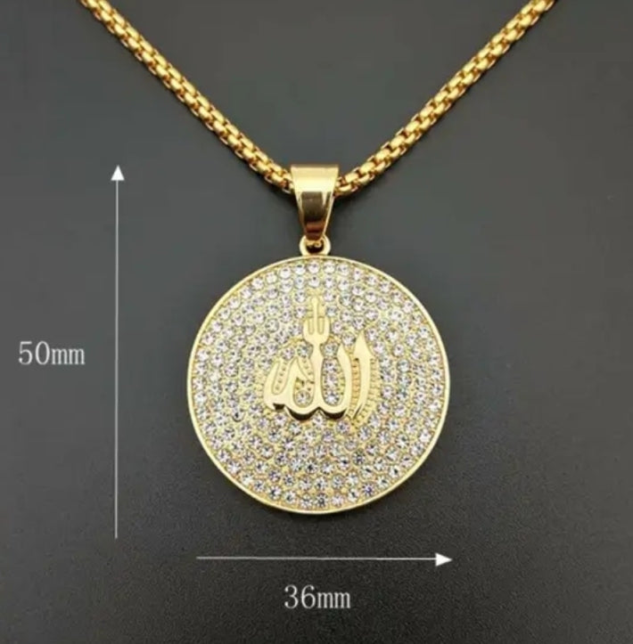 Allah Diamonds Pendant