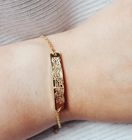 Islamic Cuff / Bracelet - Verily With Hardship Comes Ease