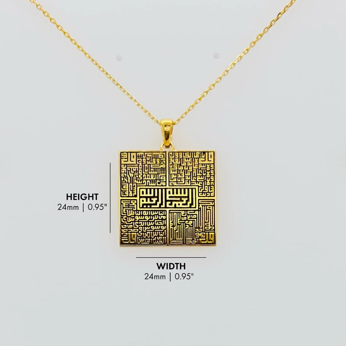 SPECIAL Customized 4 Quls Calligraphy Necklace