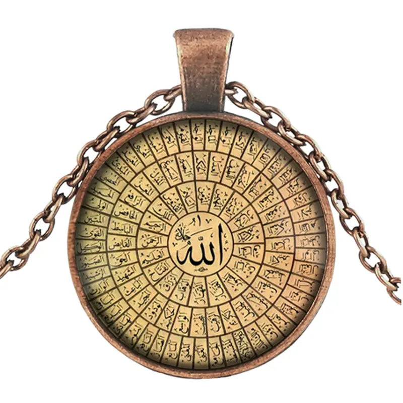 99 Allah names Pendant