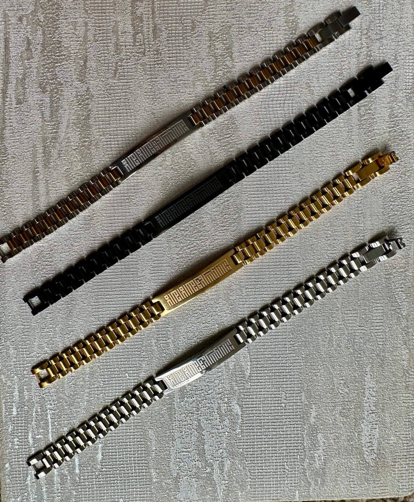 Kalma in Kufic Design on Watch Strap