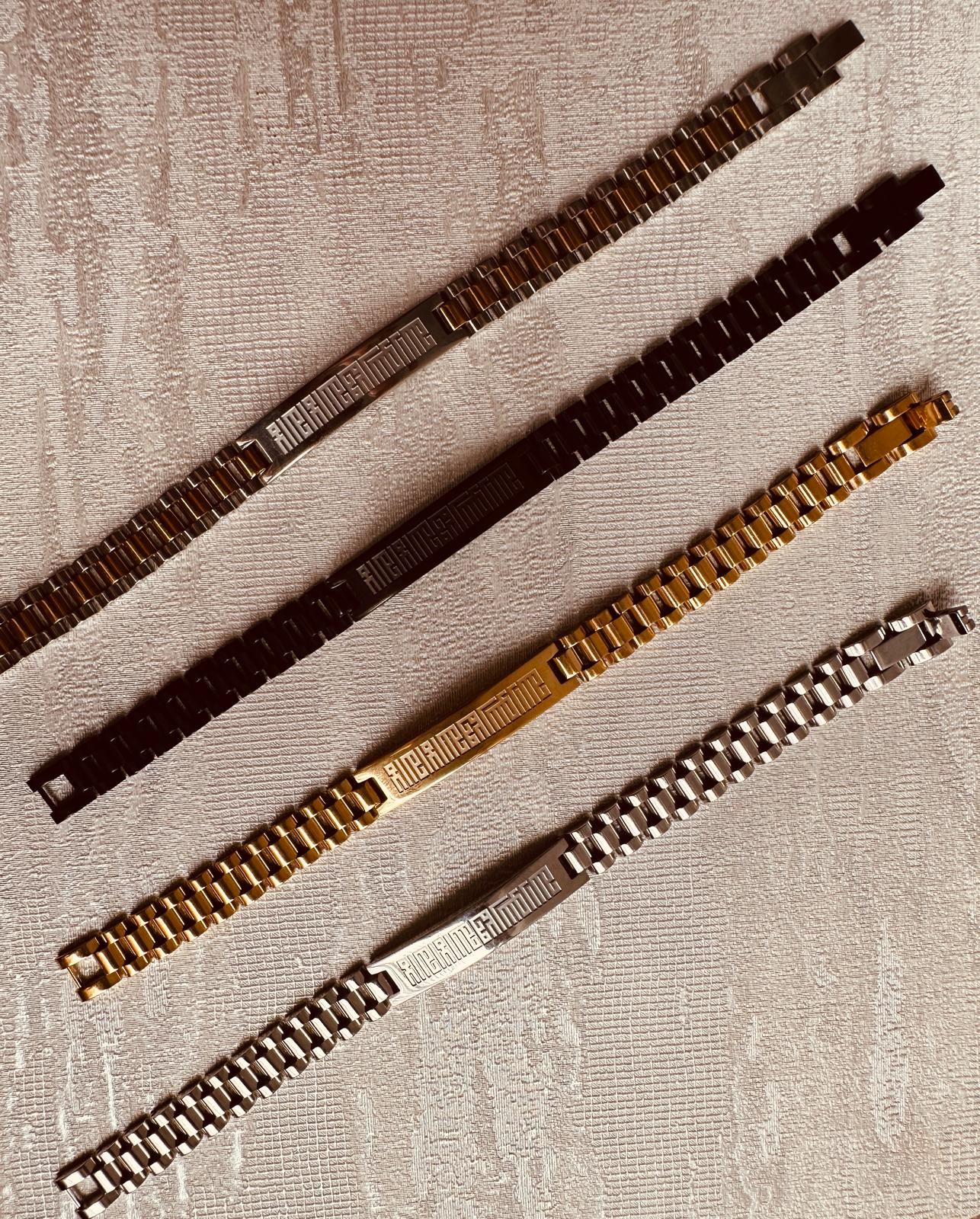 Kalma in Kufic Design on Watch Strap