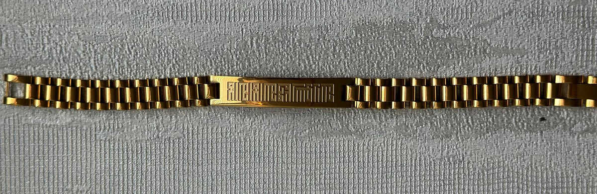 Kalma Watch Kalma in Kufic Design on Watch Strap