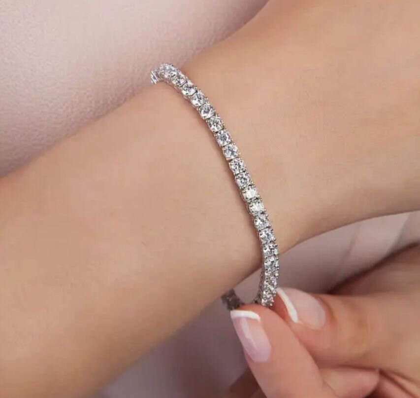 Beautiful Diamond  Bracelet with Islamic Kufic Inscription