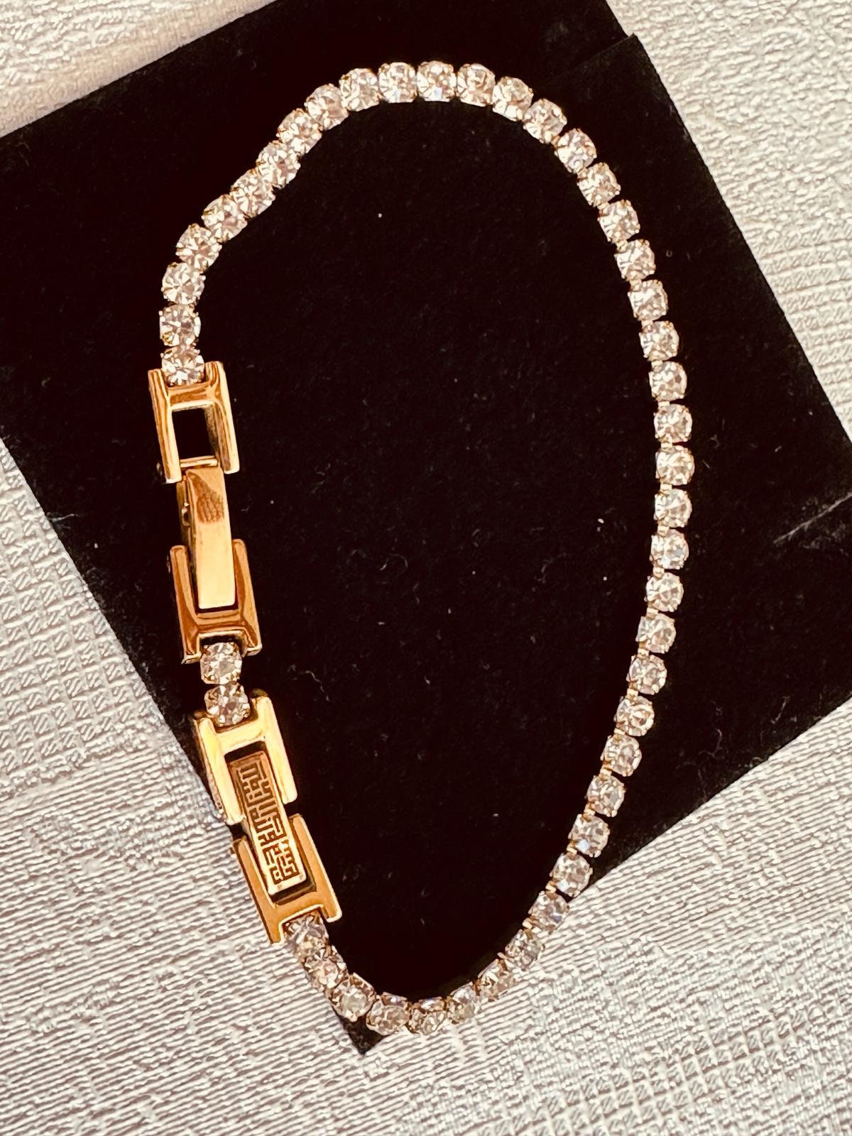 Beautiful Diamond  Bracelet with Islamic Kufic Inscription