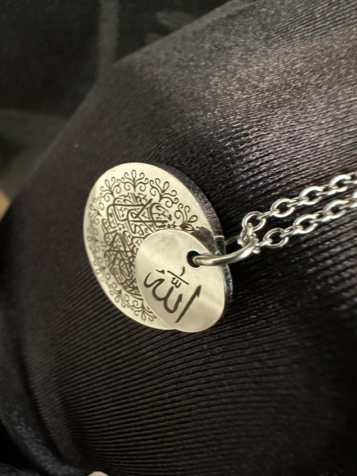 Vintage Design Allah Double Pendent