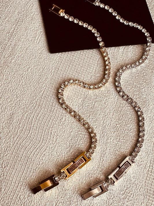 Beautiful Diamond  Bracelet with Islamic Kufic Inscription