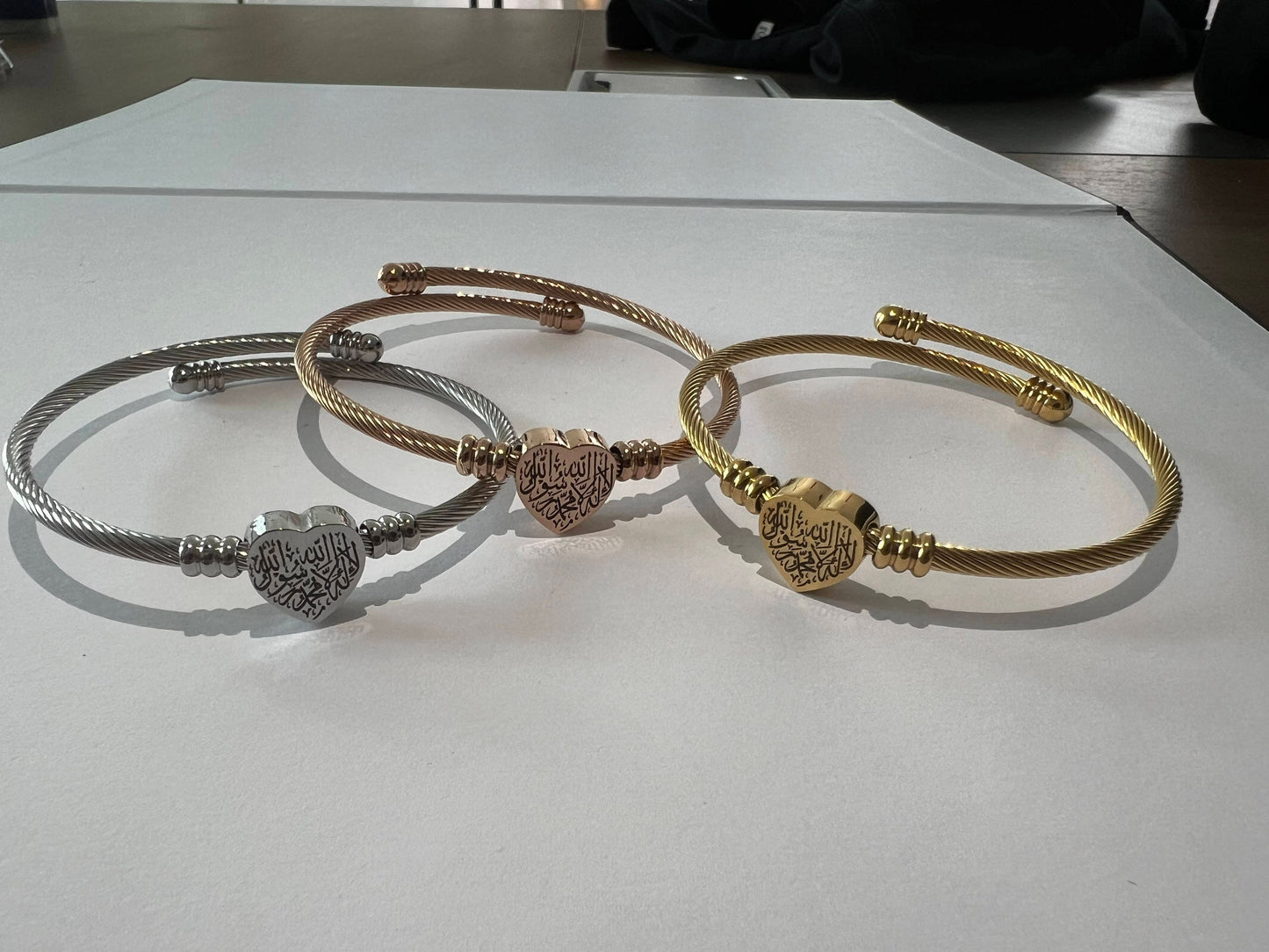 Allah Heart Shaped Pendant