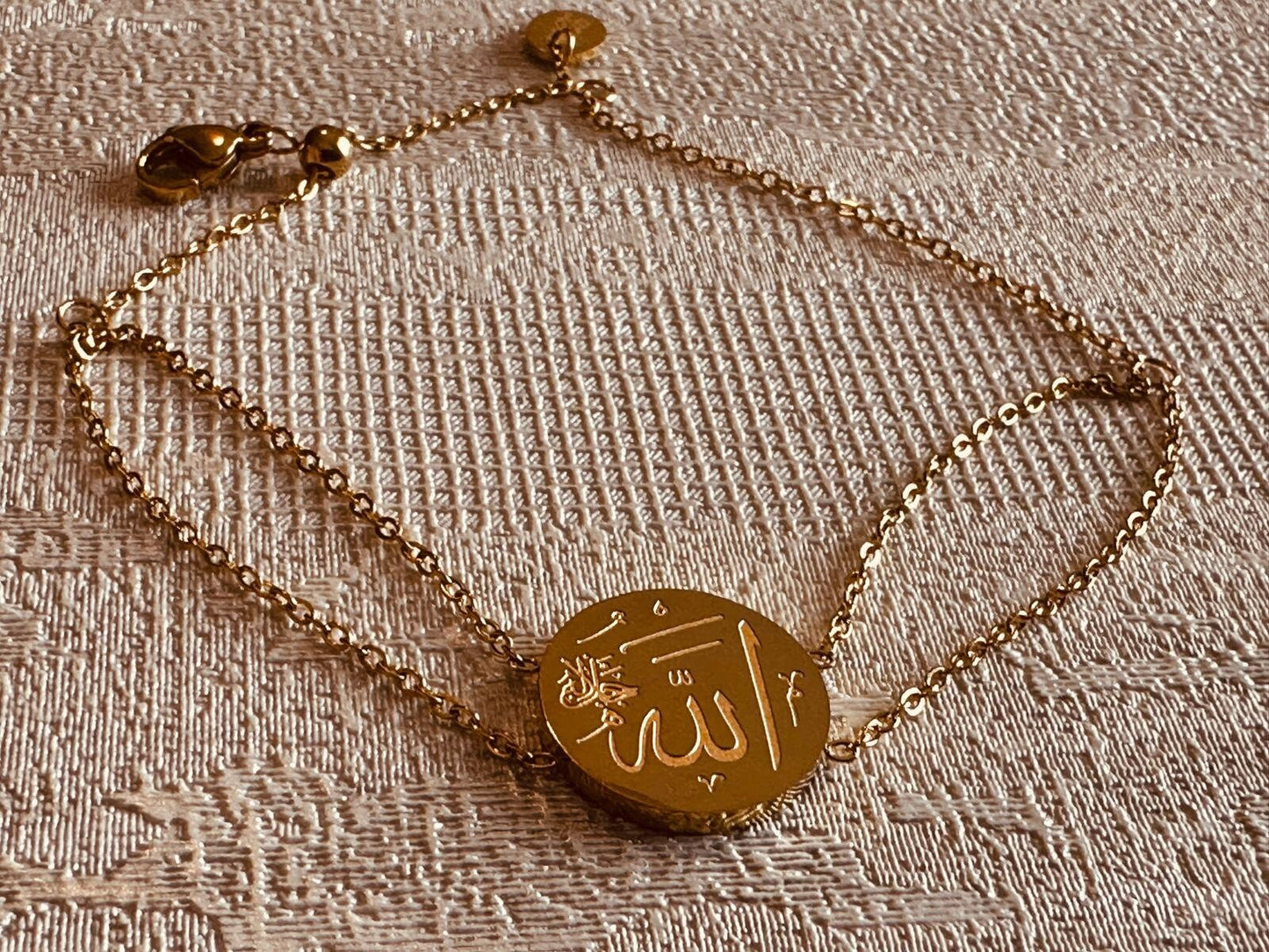 Double Sided Allah& Kalma Islamic Bracelet